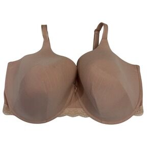 Adore Me Full Coverage Lightly Lined Underwire‎ Bra 44C Beige Comfort